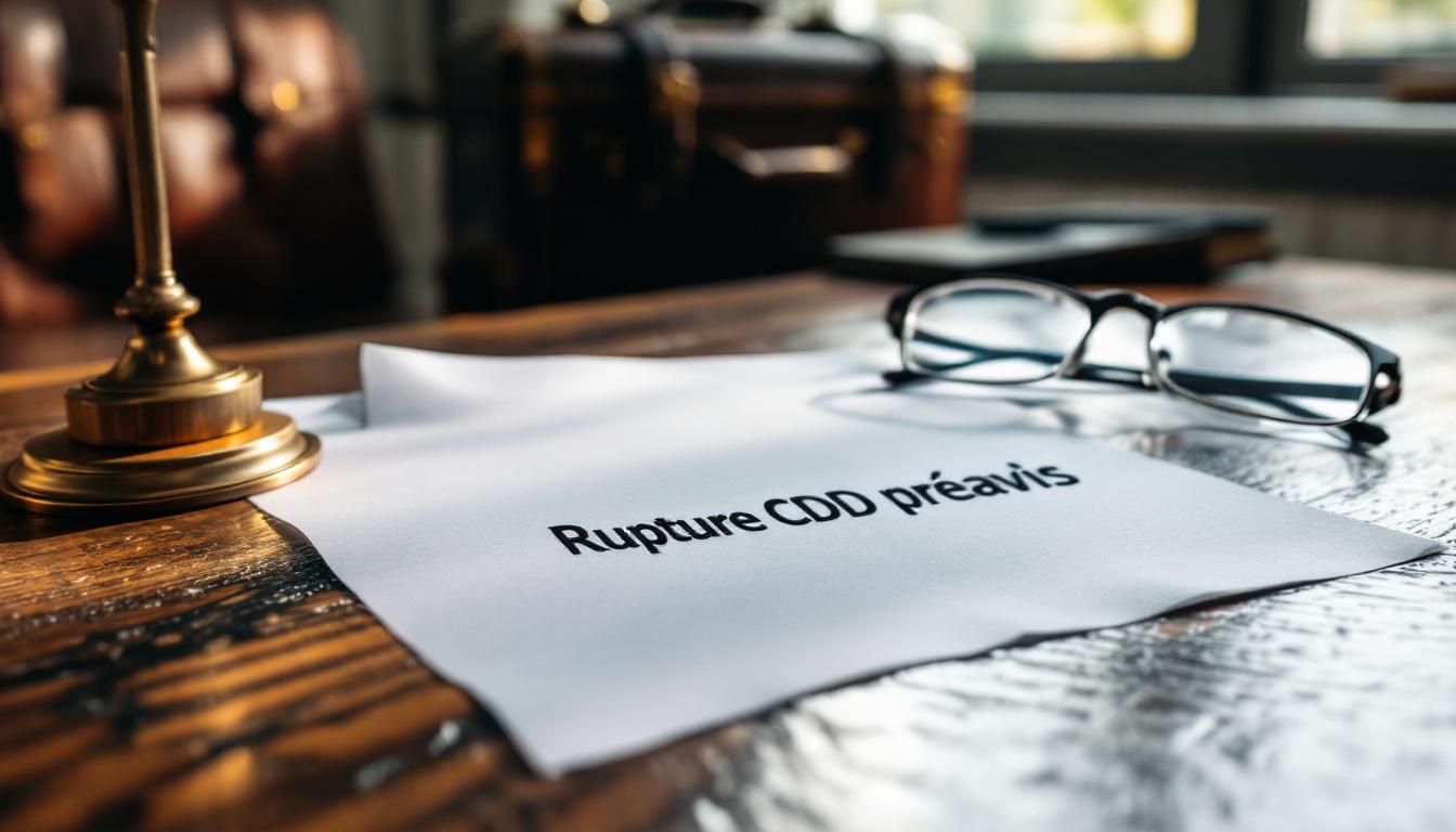 Rupture CDD préavis : vos droits et obligations en 2026